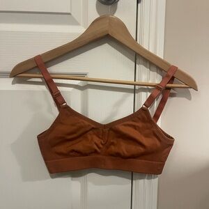 Knix Everyday Seamless Bra Burnt Orange NWOT